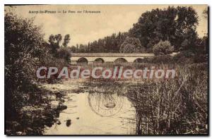Postcard Old Ancy Le Franc The Bridge On I'Armanon