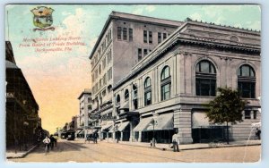 Main Street from Board of Trade Building JACKSONVILLE FL USA Postcard