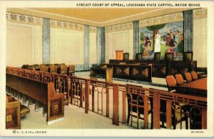 Circuit Court of Appeal Louisiana State Capitol Baton Rouge Louisiana Postcard