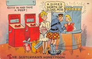 Kilt Comic The Scotchman's Honeymoon Kilts Unused 