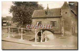 Postcard Old Holland Oostpoort Delft