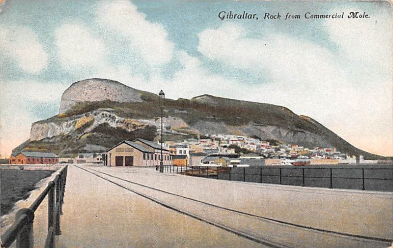 Rock from Commerical Mole Gibraltar Unused 