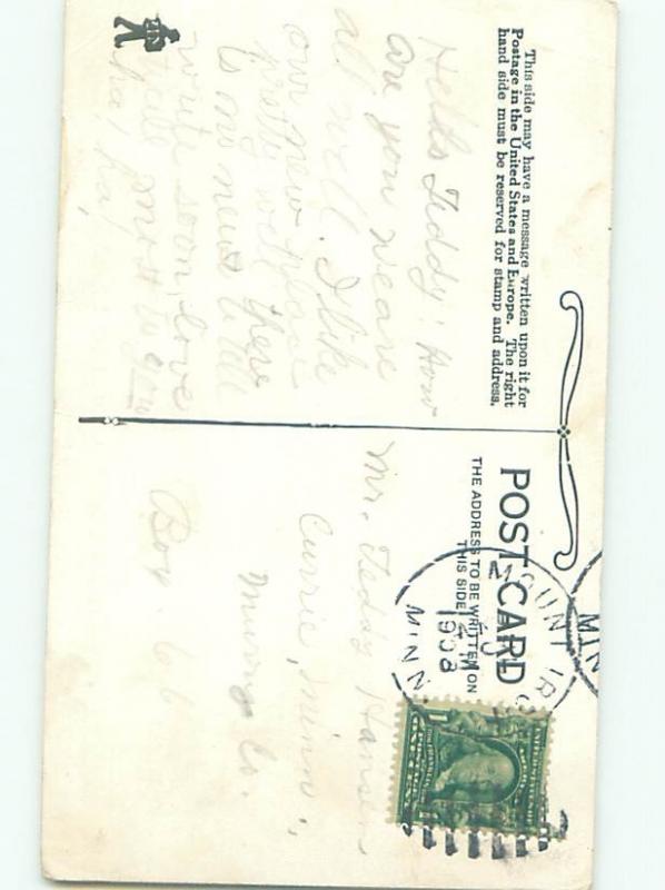 Divided-Back PRETTY WOMAN Risque Interest Postcard AA7815