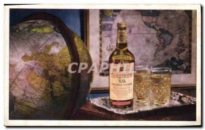 Postcard Old Advertisement Seagram & # 39s Canadian Whiskey