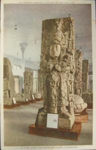 NY Museum Interior Det Pub c1910 Postcard