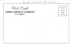 Mickey Mantle and Roger Maris Baseball Players View Postcard Backing 