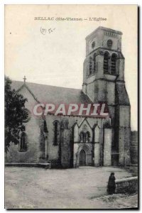 Old Postcard Rellac Haute Vienne Church