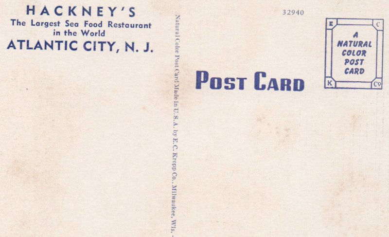 11429 Hackney's Famous Lobster Pool, Atlantic City, N.J.