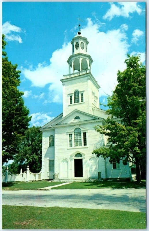 Postcard - Old First Church - Old Bennington, Vermont 