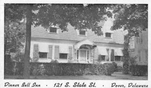 Dover Delaware birds eye view Dinner Bell Inn antique pc Z12459