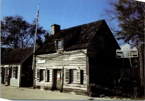Postcard - The Oldest Wooden School House - St. Augustine, Florida