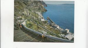 BF26215 the port and the way santorine thera  greece  front/back image