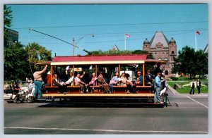 TRC Streetcar, TTC 80th Anniversary, 2001, Queens Park, Toronto Ontario Postcard