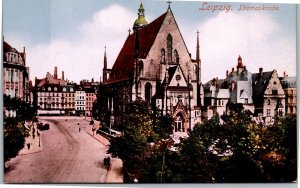 Postcard Germany Leipzig - Thomaskirche - St. Thomas Church