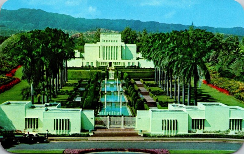 Hawaii Oahu Laie The Mormon Temple