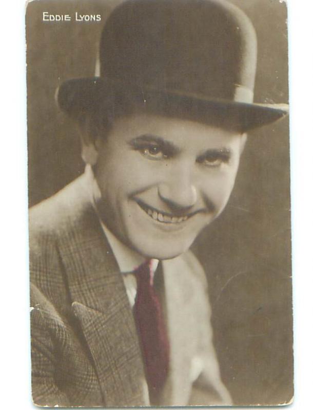 rppc c1910 Eddie Lyons FAMOUS SILENT FILM MOVIE ACTOR AC8615