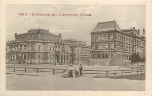 PRAG - Rudolphinum und kunstgewerbl. Museum Czech R. Praha 1900s