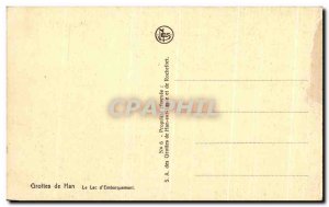 Old Postcard Han Caves Lake d & # 39Embarquement