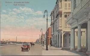 Postcard Gulf Avenue Habana Cuba