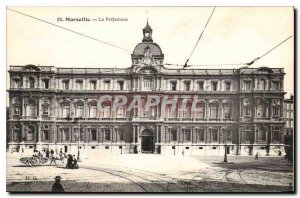 Old Postcard Marseille The Prefecture