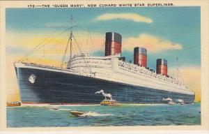 New Cunard White Star Supewrliner Queen Mary