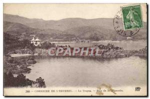 Postcard Old Corniche Esterel Trayas Bay of Figarette