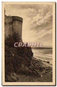 Old Postcard Mont Saint Michel The North Tower