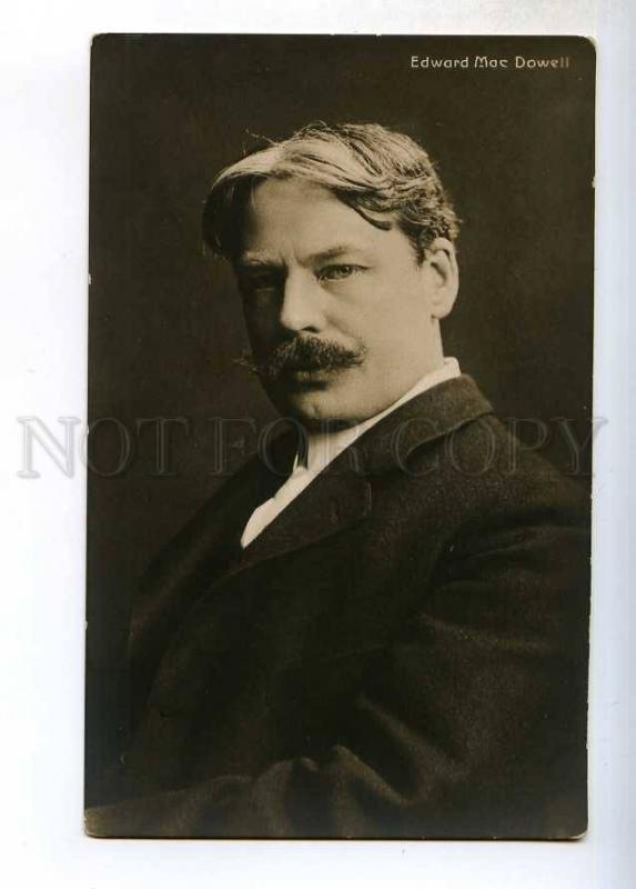 243831 Edward MacDOWELL American COMPOSER pianist PHOTO old