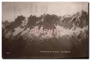 Old Postcard Panorama of the Brevent needles