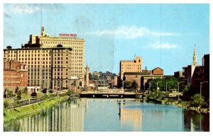 Rhode Island Providence ,  Aerial view R.I.hospital Trust Company