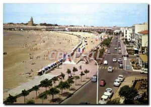 Modern Postcard Royan The Beach and the BD Garnier Views of Hotel Family