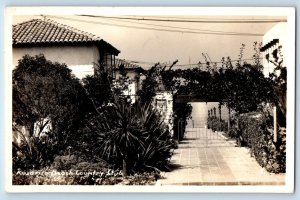 Baja California Mexico Postcard Rosario Beach Country Club c1930's RPPC Photo