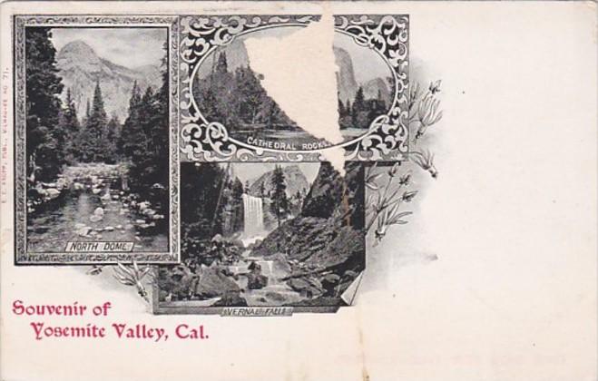 California Souvenir Of Yosemite Valley Multi View