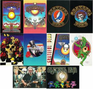 Grateful Dead Lot of 10 Postcards