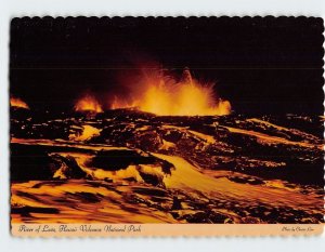 Postcard River of Lava Hawaii Volcanoes National Park Hawaii USA