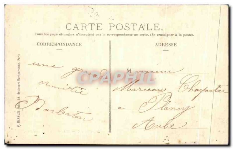 Old Postcard Puteaux Rue de La Republique
