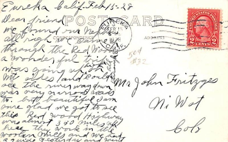 Redwoods, Strong's Station Humboldt County CA