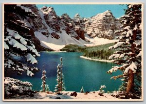 Moraine lake - Banff National Park - Canada - 1981 - Postcard