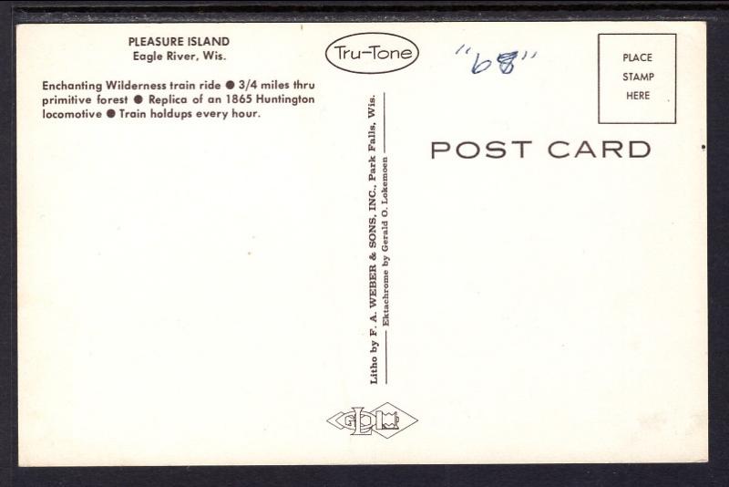 Train Ride,Pleasure Island,Eagle River,WI BIN