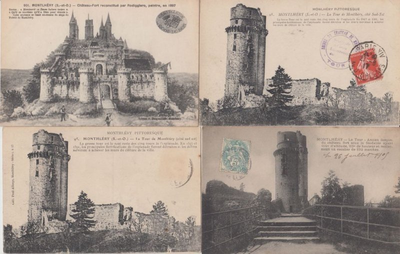 MONTLHERY ESSONNE (DEP.91) 200 Postcards pre-1940 (L5950)