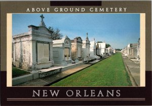 Continental Postcard Above Ground Cemetery New Orleans, Louisiana CF3