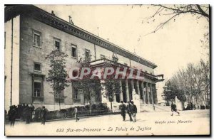 Old Postcard Aix en Provence Courthouse