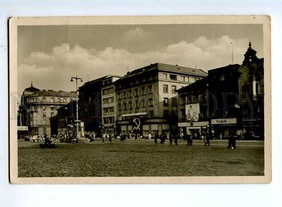 131668 Czech USTI nad Labem Mirove namesti Vintage postcard