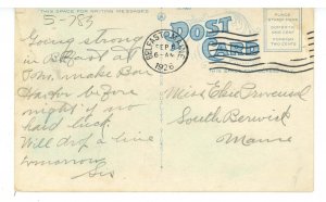 ME - Belfast. Waldo County Memorial Bridge (postal ink)