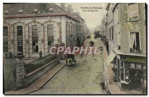 Old Postcard Conde Sur Noireau Rue St Martin Dugas