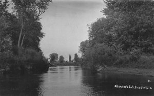 Shicton Wisconsin Allendal's Cut Real Photo Vintage Postcard AA84378