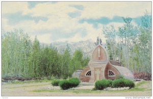 Picturesque Northern Church at Haines Junction, Yukon, Canada, 40-60s