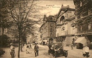 Altona Hamburg Germany King Street City Theatre c1900-20s Vintage Postcard