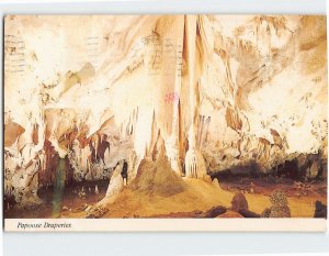Postcard Papoose Draperies, Carlsbad Caverns National Park, Carlsbad, New Mexico