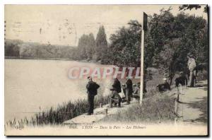 Postcard Old Lyon in the Park Les Pecheurs